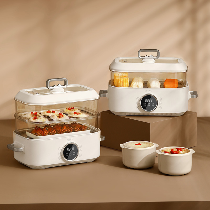 Home Cooking Electric - Электрическая пароварка 3-в-1 на 10 л