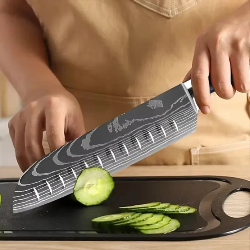 Дамасский узорный лазерный ста – обзор и цена Home Cooking Japanese