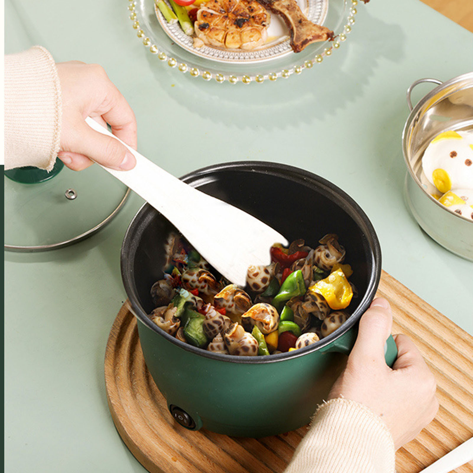 Электрическая кастрюля 1.5 л,  – обзор и цена Home Cooking Electric